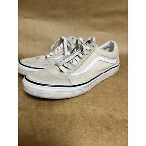 Size 7 M - 8.5 W - VANS OG Old Skool LX Classic White